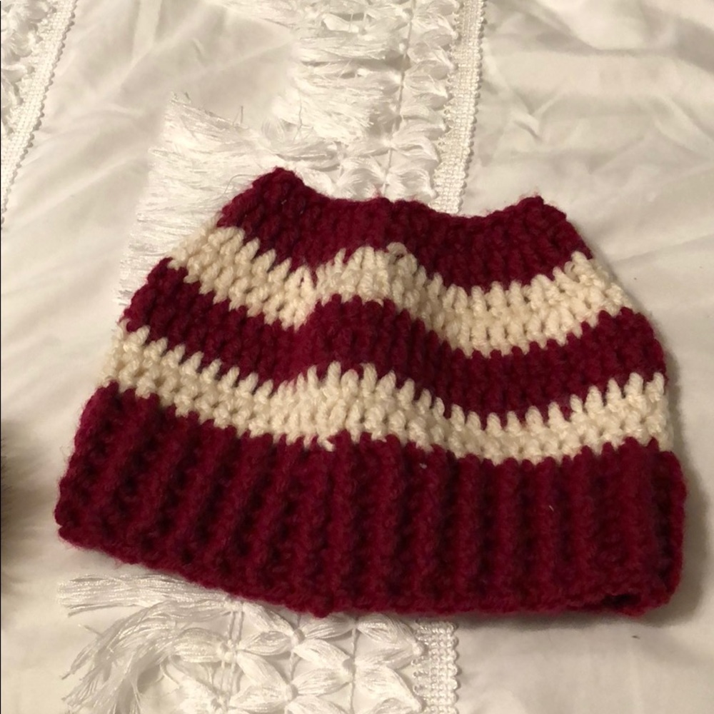 Bun beanie
